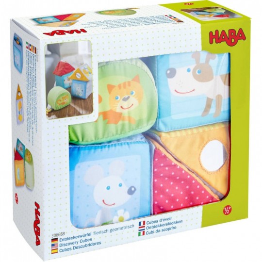Cubes d'éveil Géométrie des animaux Haba - 2