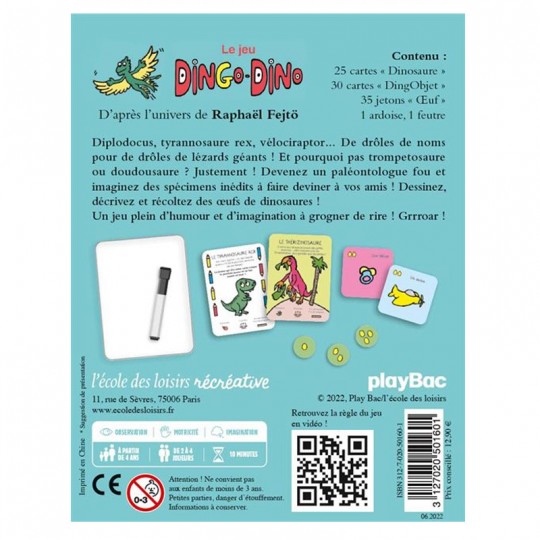 Le jeu dingo-Dino L'École des Loisirs - 3