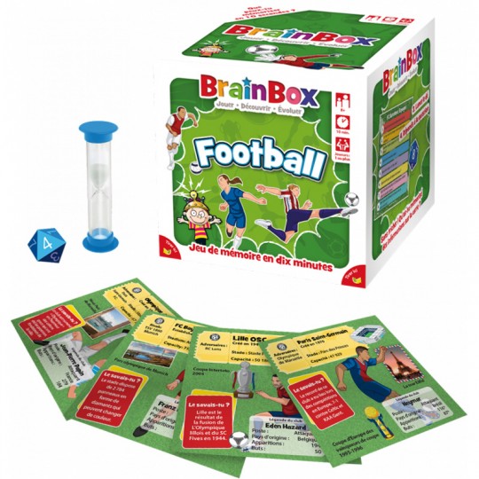 BrainBox Football green board games - 2