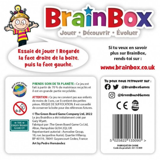 BrainBox Football green board games - 3