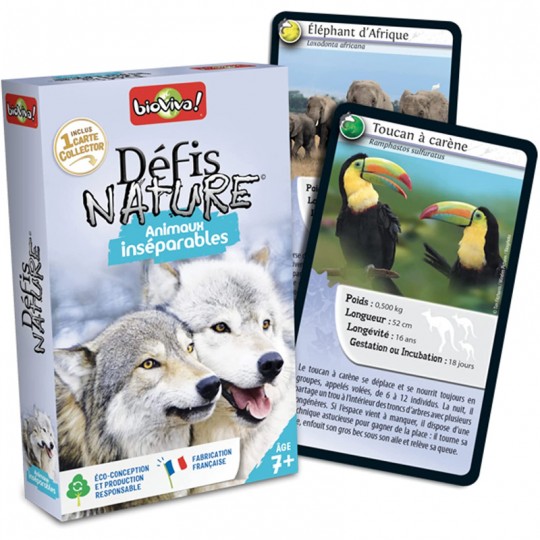 Défis Nature - Animaux inséparables Bioviva Editions - 2