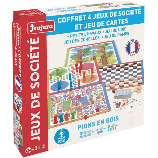 Coffret 4 jeux de société - Jeujura Jeujura - 2