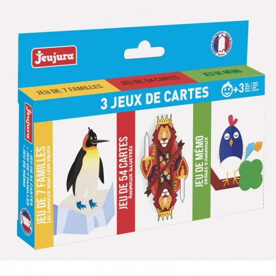 Coffret 3 jeux de cartes - Jeujura Jeujura - 1