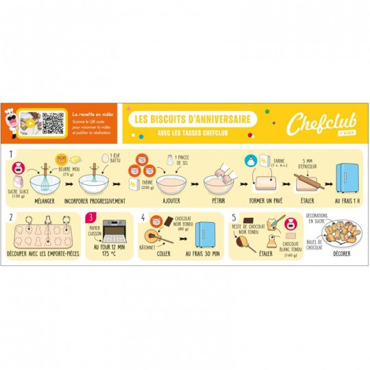 Emporte-pièces les Biscuits d'Anniversaire Chefclub - 4