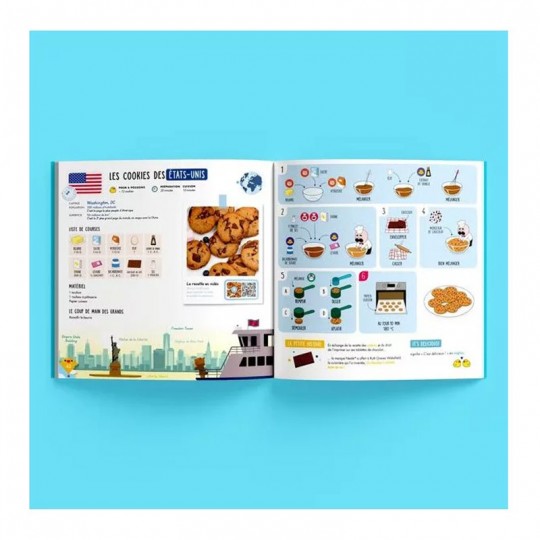  Chefclub - Livre de Cuisine pour les enfants - Les Recettes du  Monde - Chefclub Kids - Chefclub - Livres