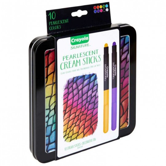 Signature : 10 Pearlescent Cream Sticks - Crayola Crayola - 2
