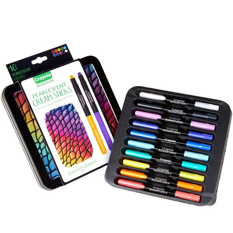 Magicat Crayon de couleurs en Cire et Empilables I 10 crayons avec