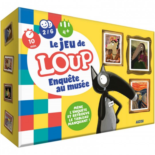 Jeu du Loup : Enquête au musée - Auzou Auzou - 1