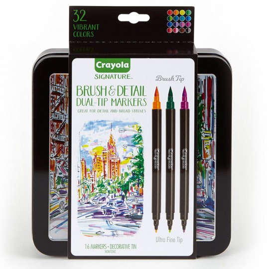 Signature : 16 Dual Tips Makers Brush & Detail - Crayola Crayola - 2