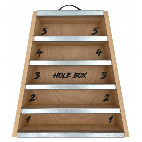 Boite à Trous à 5 cases - Hole box Cadetel - 1