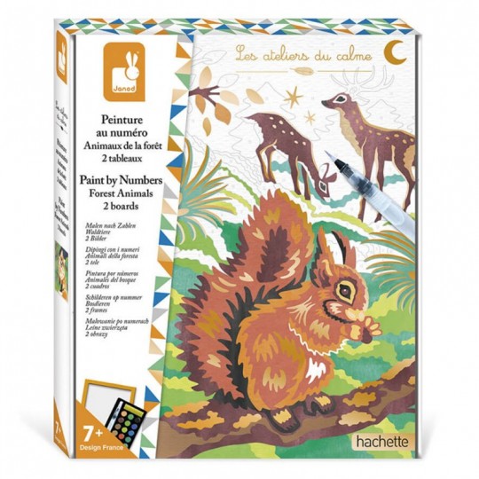 Kit Créatif Peinture par Numéro Animaux de la forêt - Janod Janod - 1