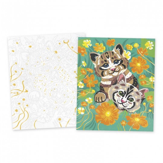 Kit Créatif Peinture par Numéro Petits Animaux - Janod Janod - 1