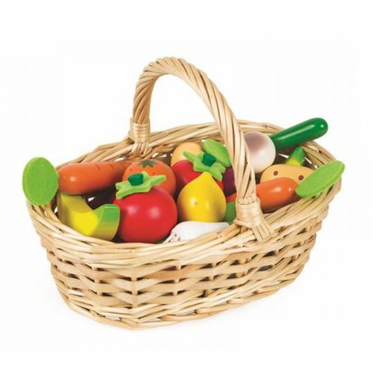 Panier de 24 Fruits et Légumes Janod - 1