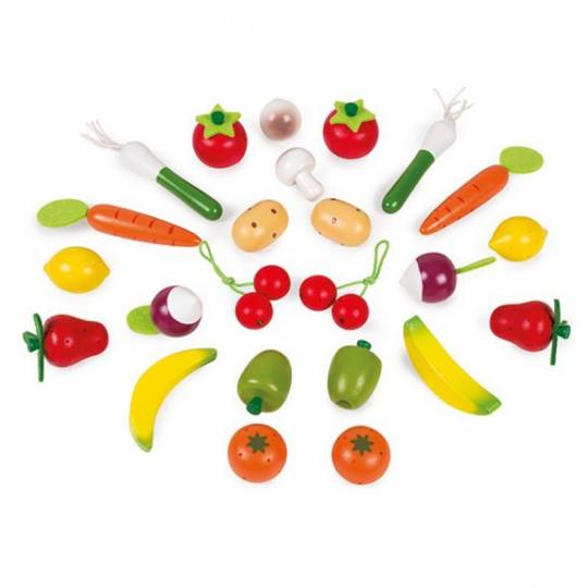Panier de 24 Fruits et Légumes Janod - 2