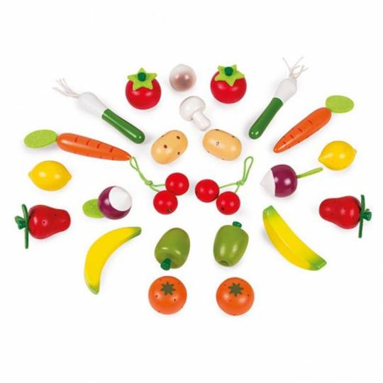 Panier de 24 Fruits et Légumes Janod - 3