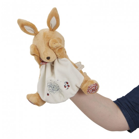 Doudou marionnette Lapin - Petites Chansons Kaloo kaloo - 2