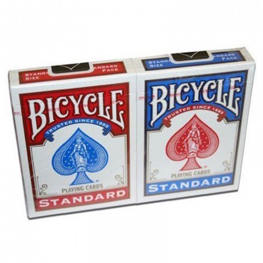 Lot de 2 Jeux de 54 cartes Bicycle Rider Back standard Bicycle - 1