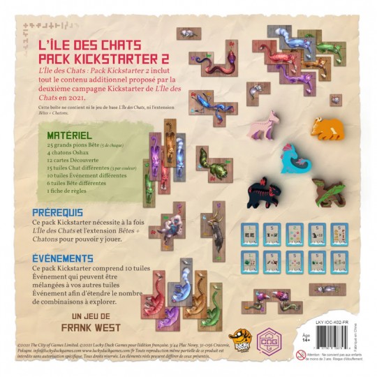 L'île des Chats - Pack Kickstarter n°2 Lucky Duck Games - 3