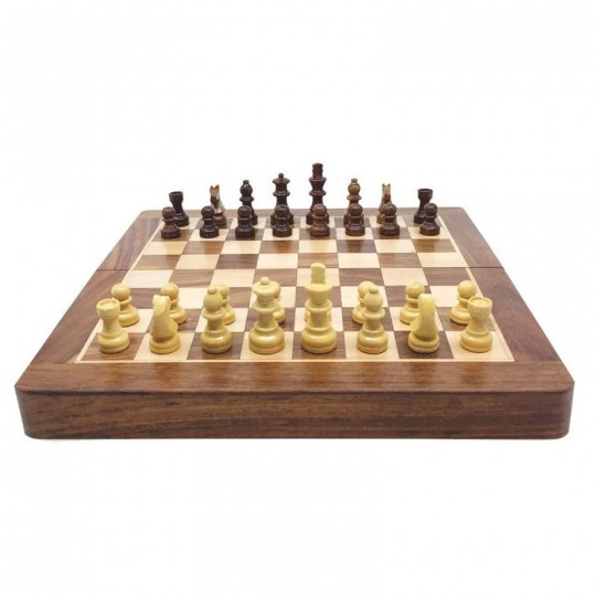 Jeu échecs pliable 50 cm en Palissandre n° 5 Loisirs Nouveaux - 1