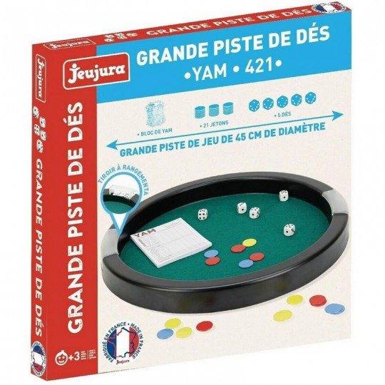 Piste de dés 45 cm Yam et 421 - Jeujura Jeujura - 2