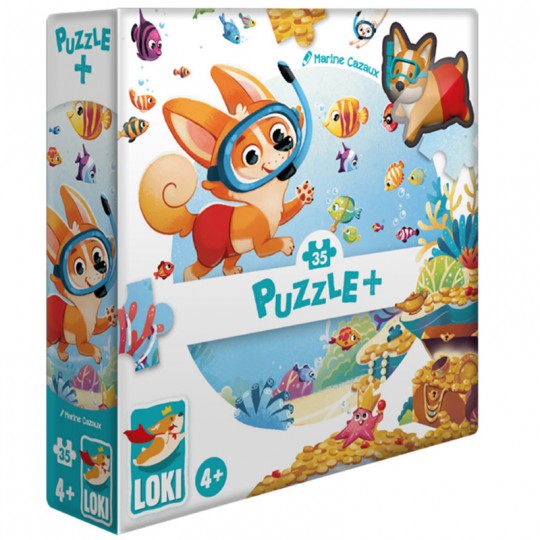 Puzzle+ : LOKI fait de la plongée - 35 pcs Loki - 1