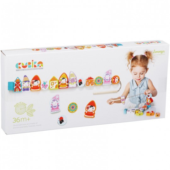 Jeu de laçage Nains Joyeux - Cubika Toys Cubika Toys - 3