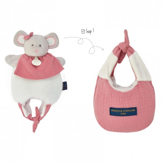 Doudou Souris grise Amusette 3 EN 1 : Les petits futés - Doudou et Compagnie Doudou et compagnie - 2