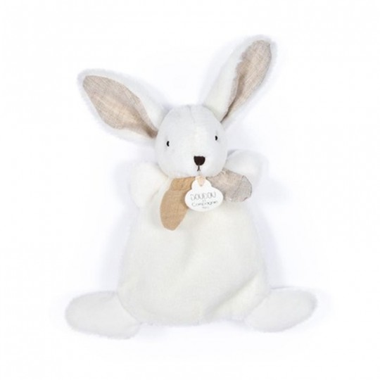 HAPPY WILD Petit Doudou lapin 17 cm : HAPPY DOUDOU TO YOU ! - Doudou et Compagnie Doudou et compagnie - 1