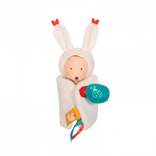 Doudou Papillotte Lapin : Les petits futés - Doudou et Compagnie Doudou et compagnie - 1