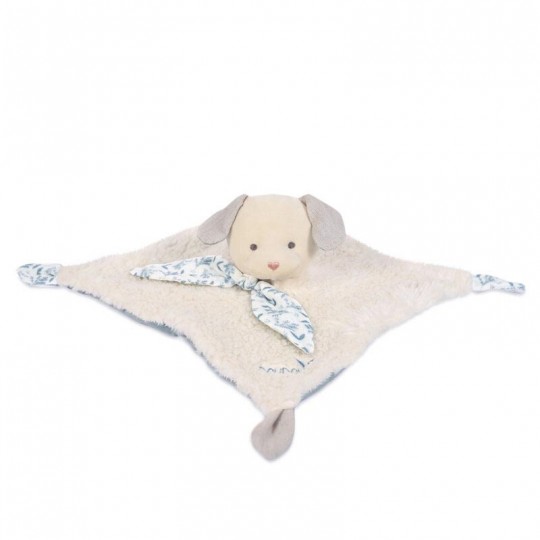 Doudou chien bleu 25 cm : DOUDOU BOTANIC BIO - Doudou et Compagnie Doudou et compagnie - 1