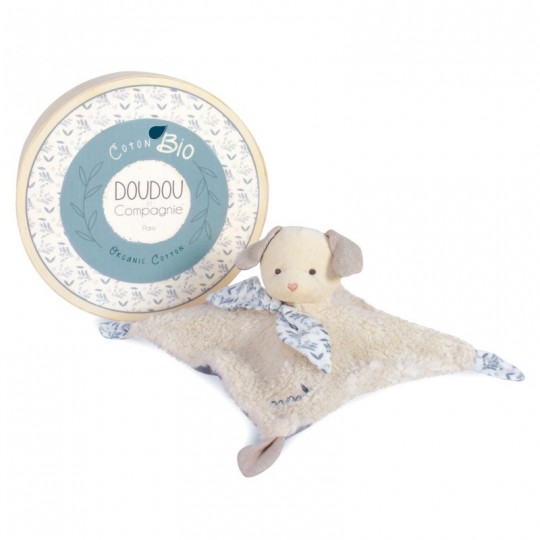 Doudou chien bleu 25 cm : DOUDOU BOTANIC BIO - Doudou et Compagnie Doudou et compagnie - 2