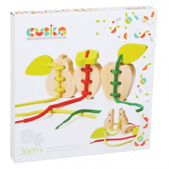 Jeu de laçage Fruits - Cubika Toys Cubika Toys - 3
