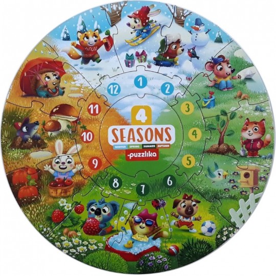 Puzzle 4 saisons incroyables - Cubika Toys Cubika Toys - 1