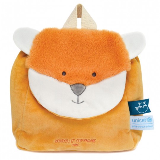Bébé & Moi - Sac à dos Renard Unicef - Doudou et Compagnie Doudou et compagnie - 1