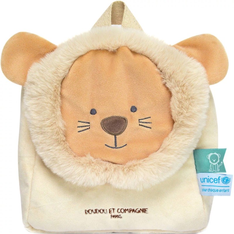 Bébé & Moi - Sac à dos Lion Unicef - Doudou et Compagnie - BCD