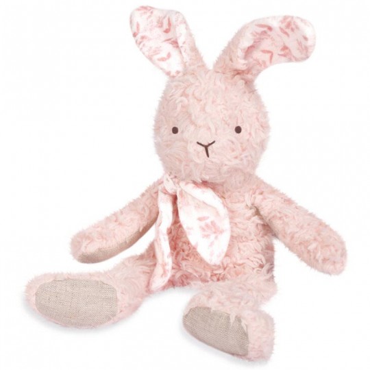 Pantin lapin rose 25 cm : DOUDOU BOTANIC BIO - Doudou et Compagnie Doudou et compagnie - 1