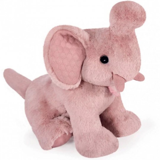 Peluche Les Preppy Chics éléphant rose poudré 35 cm - Histoire d'Ours Histoire d'Ours - 1