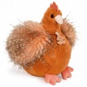 Peluche Animaux de la Ferme poule "Poulette" - orange roux 20 cm - Histoire d'Ours Histoire d'Ours - 1 Peluche Animaux de la Ferme poule "Poulette" - orange roux 20 cm - Histoire d'Ours Histoire d'Ours - 1