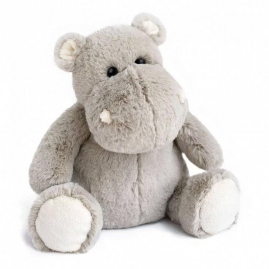 Peluche Terre Sauvage Hippopotame gris 25 cm - Histoire d'Ours Histoire d'Ours - 1