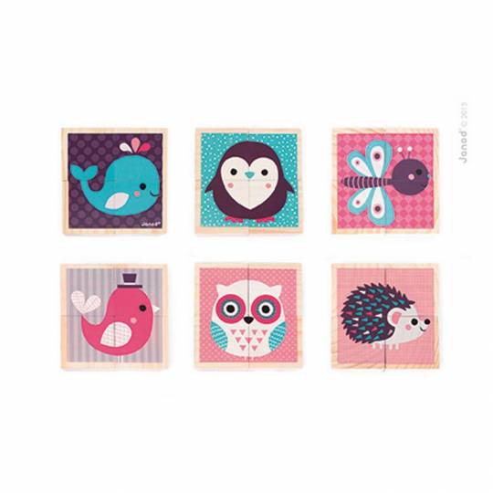 Mes premiers Cubes - Bébés Animaux Janod - 2