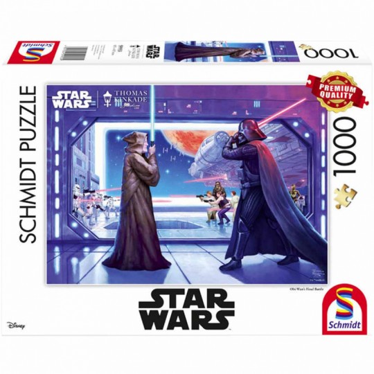 Schmidt Puzzles Disney - Star Wars, Le Duel Final - 1000 pcs Schmidt - 1