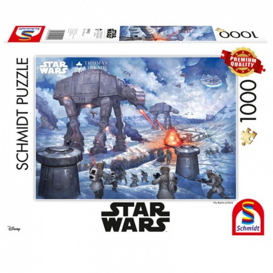 Schmidt Puzzles Disney - Star Wars, La Bataille de Hoth - 1000 pcs Schmidt - 1