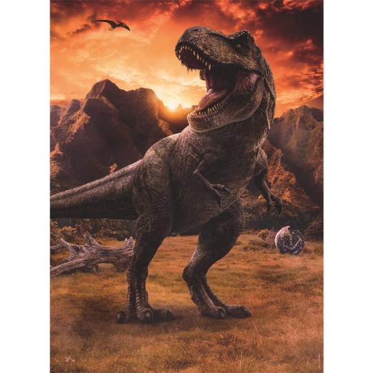 Puzzle 250 pièces Jurassic World 3 : Le Tyrannosaurus rex - Nathan Nathan - 2
