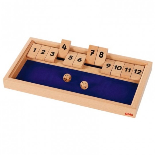 Shut the box jeu de dés - Goki Goki - 1