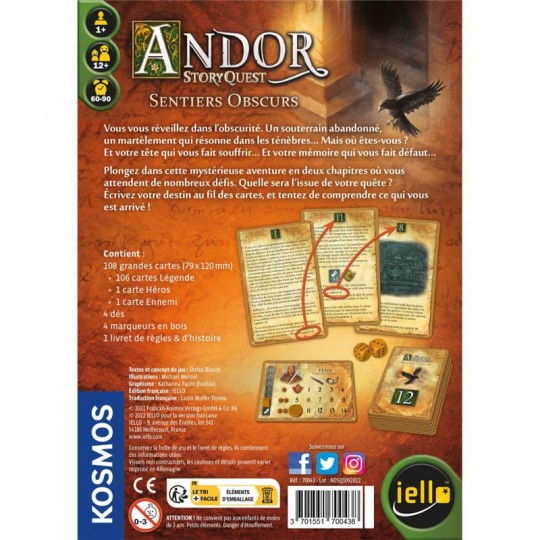 ANDOR - Story Quest : Sentiers Obscurs iello - 3