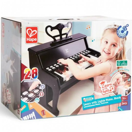 Piano avec apprentissage interactif noir - Hape Hape - 3