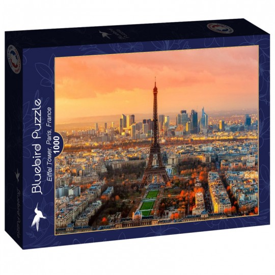 Puzzle 1000 pcs Eiffel Tower, Paris, France - Bluebird Blue Bird Puzzle - 1