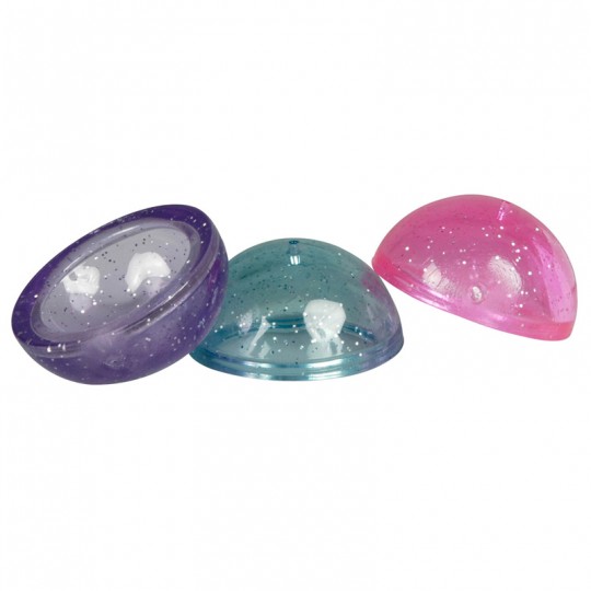 Lot de 3 puces sauteuses transparentes Goki - 1