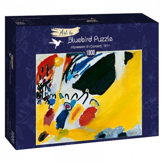 Puzzle 1000 pcs Vassily Kandinsky Impression III (Concert), 1911 - Bluebird Blue Bird Puzzle - 1