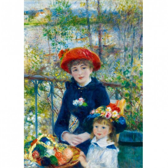 Puzzle 1000 pcs Renoir Two Sisters (On the Terrace), 1881 - Bluebird Blue Bird Puzzle - 2